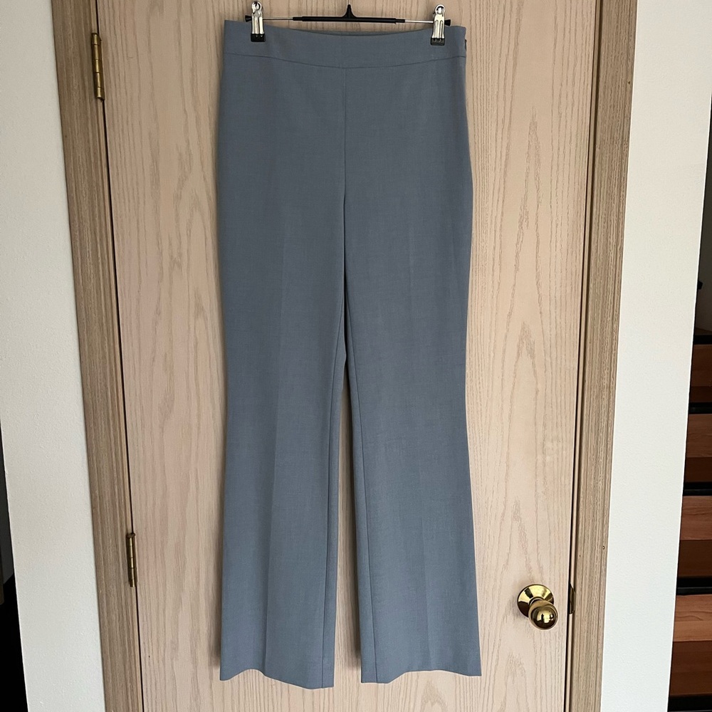 Ann Taylor Gray blue Flare Pants